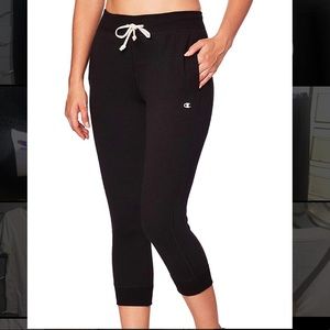 Cropped champion terry joggers